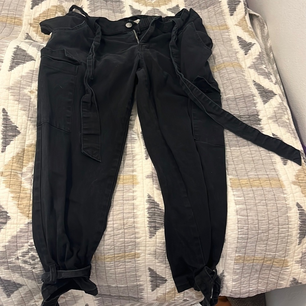Almost Famous paper bag pants